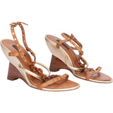 Louis Vuitton Wooden Flower Wedge Heels (36.5)