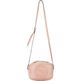 Gucci Pink Leather GG Soho Crossbody Bag