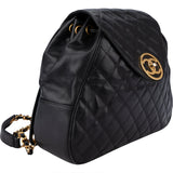 Chanel Quilted Caviar Leather Chain Backpack