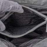 Prada Black Nylon Triangle Handbag