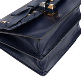 Fendi Bleu Leather Kan I Crossbody Bag