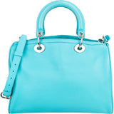 Christian Dior Blue Leather Granville Handbag