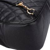 Chanel Quilted Caviar Leather Chain Backpack