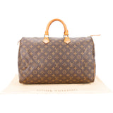 Louis Vuitton Canvas Monogram Speedy 40 Handbag