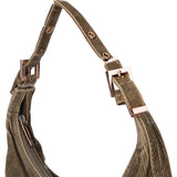 Fendi Rose FF Cord Hobo Zucca Bag