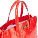Louis Vuitton Red Vernis Monogram Wilshire Handbag