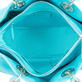 Christian Dior Blue Leather Granville Handbag