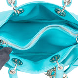 Christian Dior Blue Leather Granville Handbag