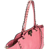 Valentino Pink Leather Rockstud Handbag