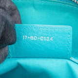 Christian Dior Blue Leather Granville Handbag