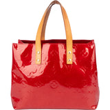Louis Vuitton Red Vernis Monogram Reade PM Handbag
