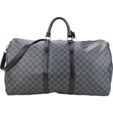 Louis Vuitton Damier Graphit Monogram Keepall Bandouliere 55