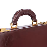 Cartier Bordeaux Leather Briefcase