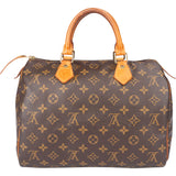 Louis Vuitton Canvas Monogram Speedy 30 Handbag