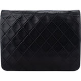 Chanel Quilted Lambskin 24K Gold Single Flap Shoulder Bag