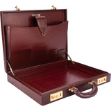 Cartier Bordeaux Leather Briefcase