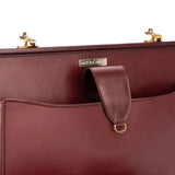 Cartier Bordeaux Leather Briefcase