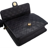 Chanel Quilted Lambskin 24K Gold Single Flap Shoulder Bag