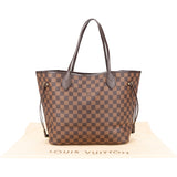 Louis Vuitton Damier Ebene Monogram Neverfull MM Shopper Bag
