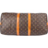 Louis Vuitton Canvas Monogram Keepall 45 Bandouliere