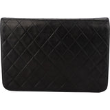 Chanel Quilted Lambskin 24K Gold Single Flap Shoulder Bag