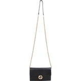 Gucci Leather GG Wallet On Chain Crossbody Bag