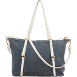 Prada Blue Jacquard City Shoulder Bag