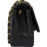 Chanel Quilted Lambskin 24K Gold Single Flap Crossbody Bag