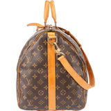 Louis Vuitton Canvas Monogram Keepall 55 Bandouliere