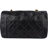 Chanel Quilted Lambskin 24K Gold Single Flap Crossbody Bag