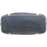 Prada Blue Jacquard City Shoulder Bag