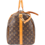 Louis Vuitton Canvas Monogram Keepall 55 Bandouliere