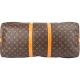 Louis Vuitton Canvas Monogram Keepall 55 Bandouliere