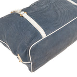 Prada Blue Jacquard City Shoulder Bag