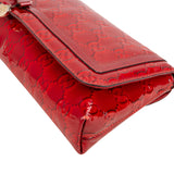 Gucci Patent Leather GG Monogram Shoulder Bag