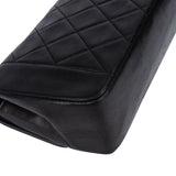 Chanel Quilted Lambskin 24K Gold Single Flap Crossbody Bag