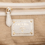 Prada Blue Jacquard City Shoulder Bag