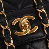 Chanel Quilted Lambskin 24K Gold Single Flap Crossbody Bag