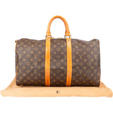 Louis Vuitton Canvas Monogram Keepall 45