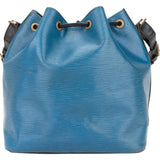 Louis Vuitton Bleu Bicolor Epi Leather Sac Noe Petit Shoulder Bag