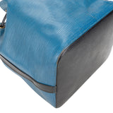 Louis Vuitton Bleu Bicolor Epi Leather Sac Noe Petit Shoulder Bag