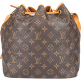 Louis Vuitton Canvas Monogram Sac Noe Petit Shoulder Bag