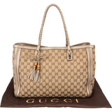 Gucci GG Monogram Bamboo Handbag