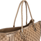 Gucci GG Monogram Bamboo Handbag