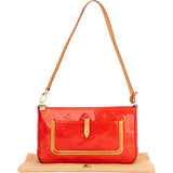 Louis Vuitton Red Vernis Monogram Mallory Shoulder Bag