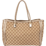 Gucci GG Monogram Bamboo Handbag