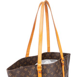 Louis Vuitton Canvas Monogram Sac Shopper Shoulder Bag