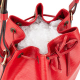 Louis Vuitton Rouge Epi Leather Sac Noe Petit Shoulder Bag