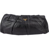 Prada Black Leather Gala Purse