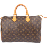Louis Vuitton Canvas Monogram Speedy 35 Handbag